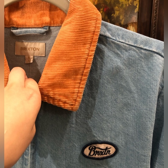 Brixton Women’s Utopia corduroy denim jacket sz.M - Picture 3 of 7
